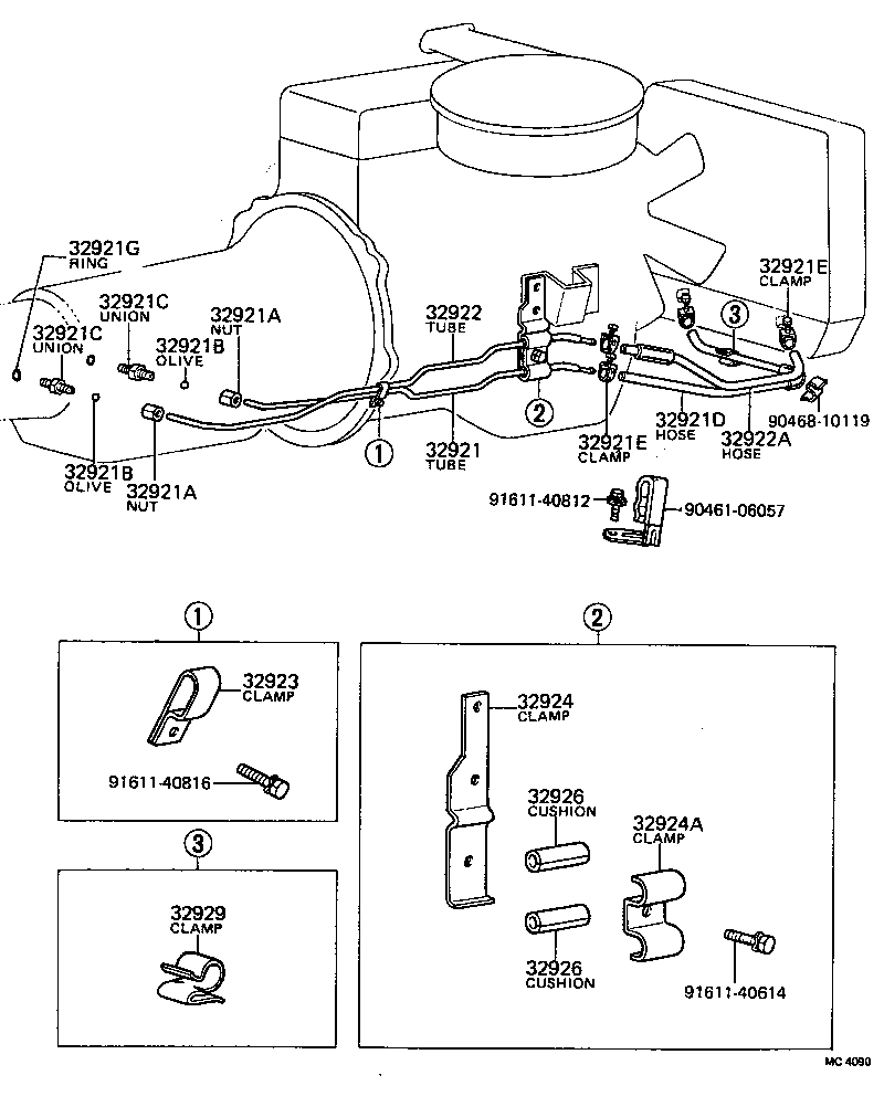 32941-14010 HOSE(FOR OIL COOLER INLET) product image