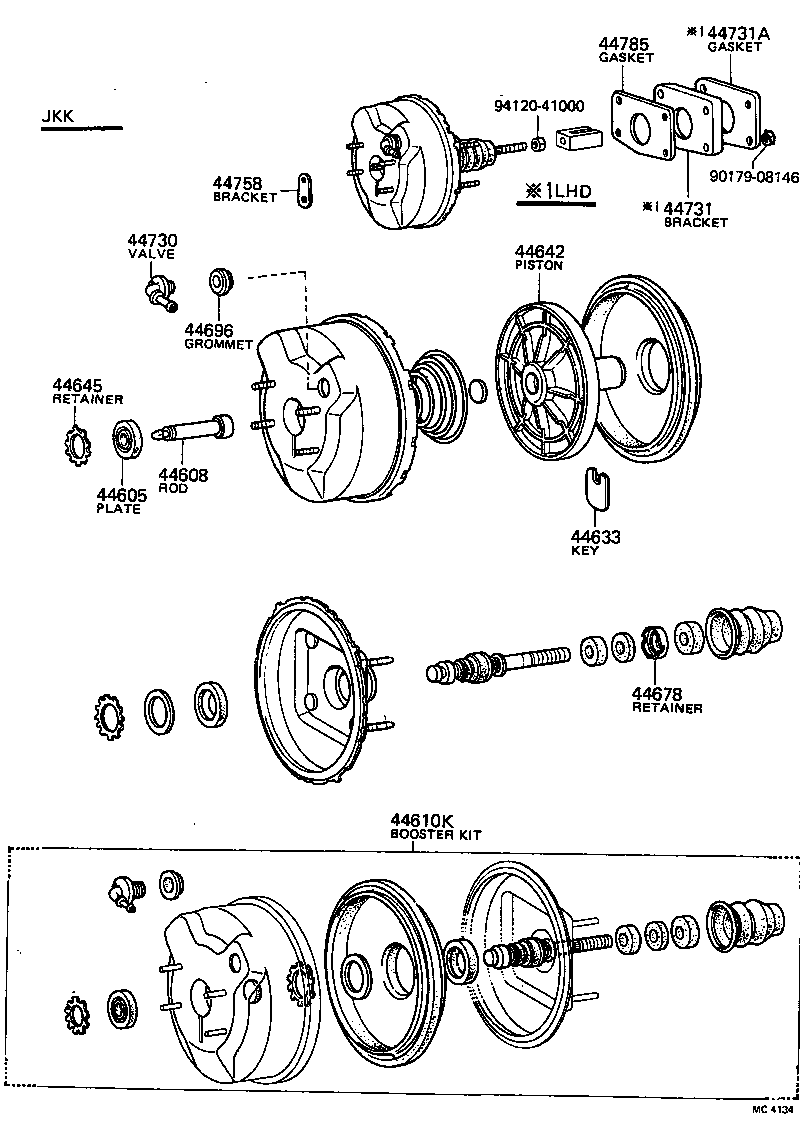 44673-25020 GROMMET, CHECK VALVE product image