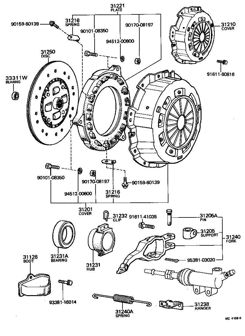 31250-26050 DISC ASSY, CLUTCH product image