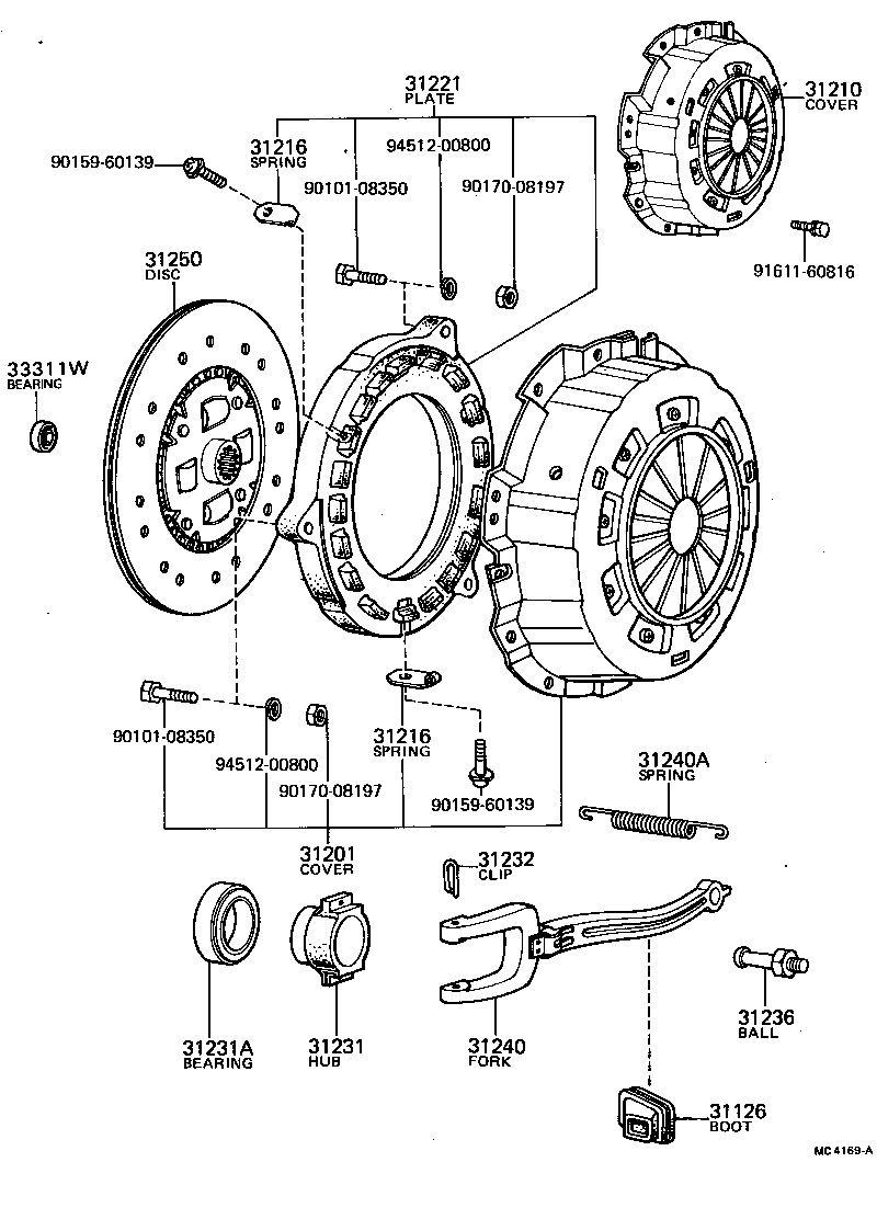 31250-26050 DISC ASSY, CLUTCH product image