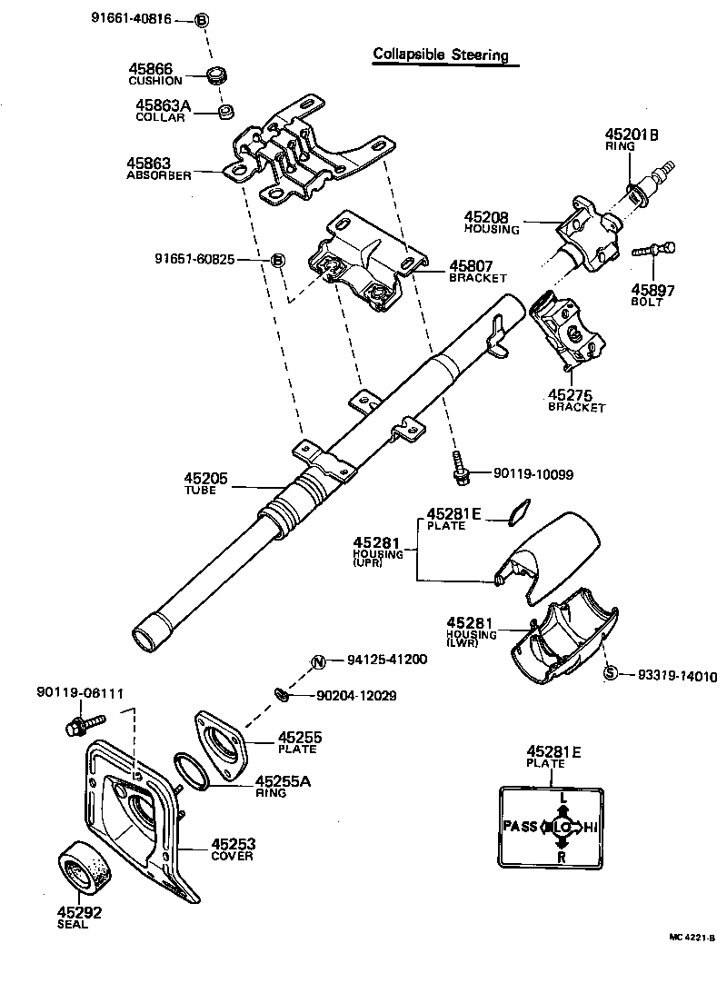 45292-12012 SEAL, MAIN SHAFT LOWER DUST product image