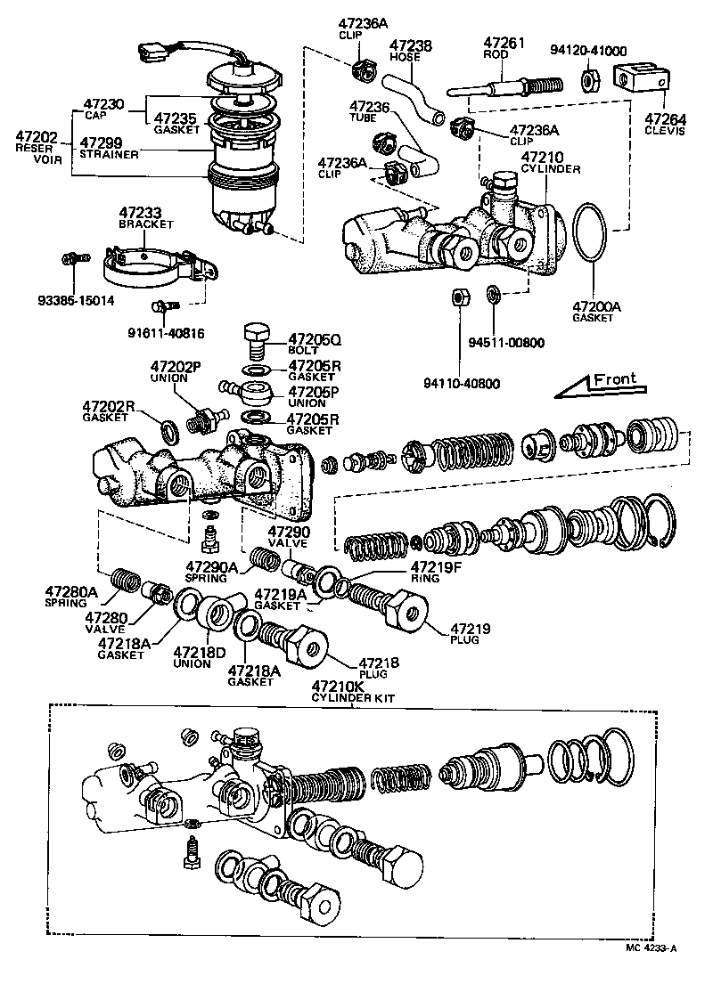 47234-40010 RETAINER, RESERVOIR GASKET product image