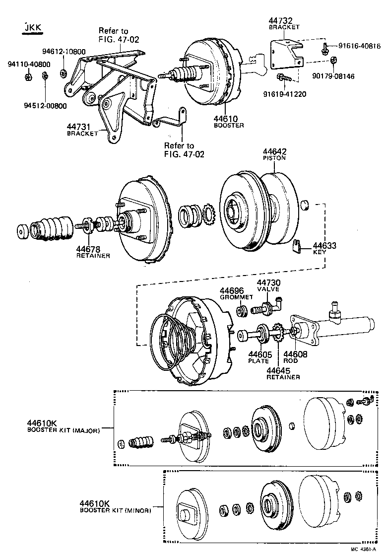 44690-36120 VALVE ASSY, VACUUM CHECK(FOR BRAKE) product image