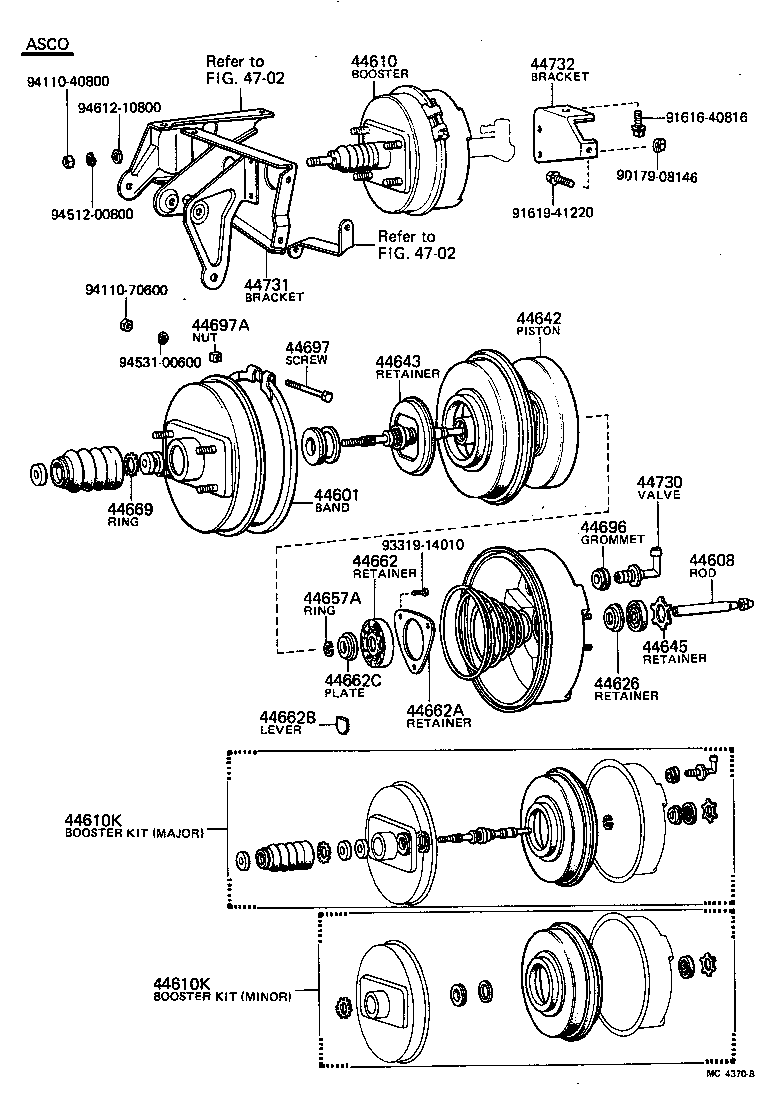 44690-36120 VALVE ASSY, VACUUM CHECK(FOR BRAKE) product image