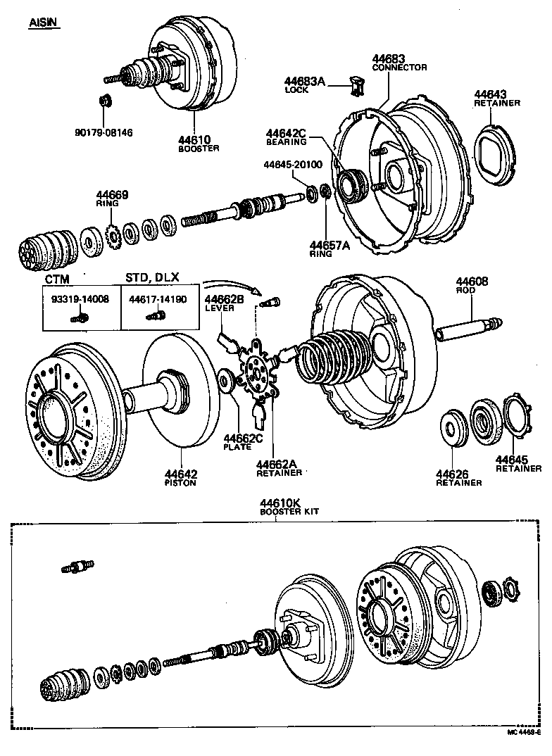 44772-28020 HOSE, VACUUM, NO.2 product image