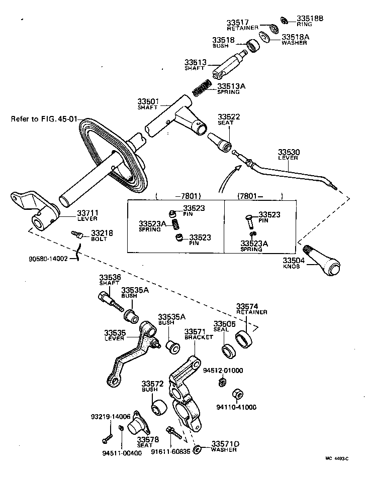 33740-35011 END ASSY, CONNECTING ROD, NO.1(FOR COLUMN SHIFT) product image
