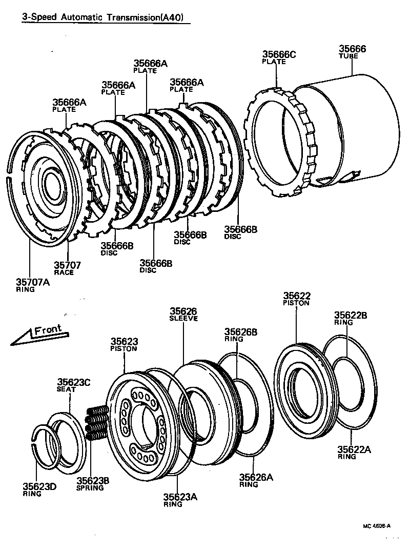 35666-22010 TUBE, BRAKE APPLY product image