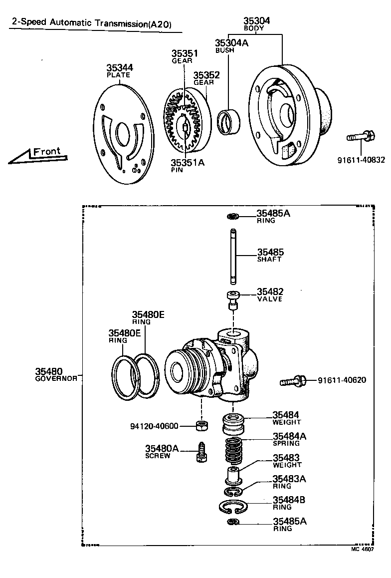 35617-12010 RING (FOR REAR OIL PUMP GOVERNOR) product image