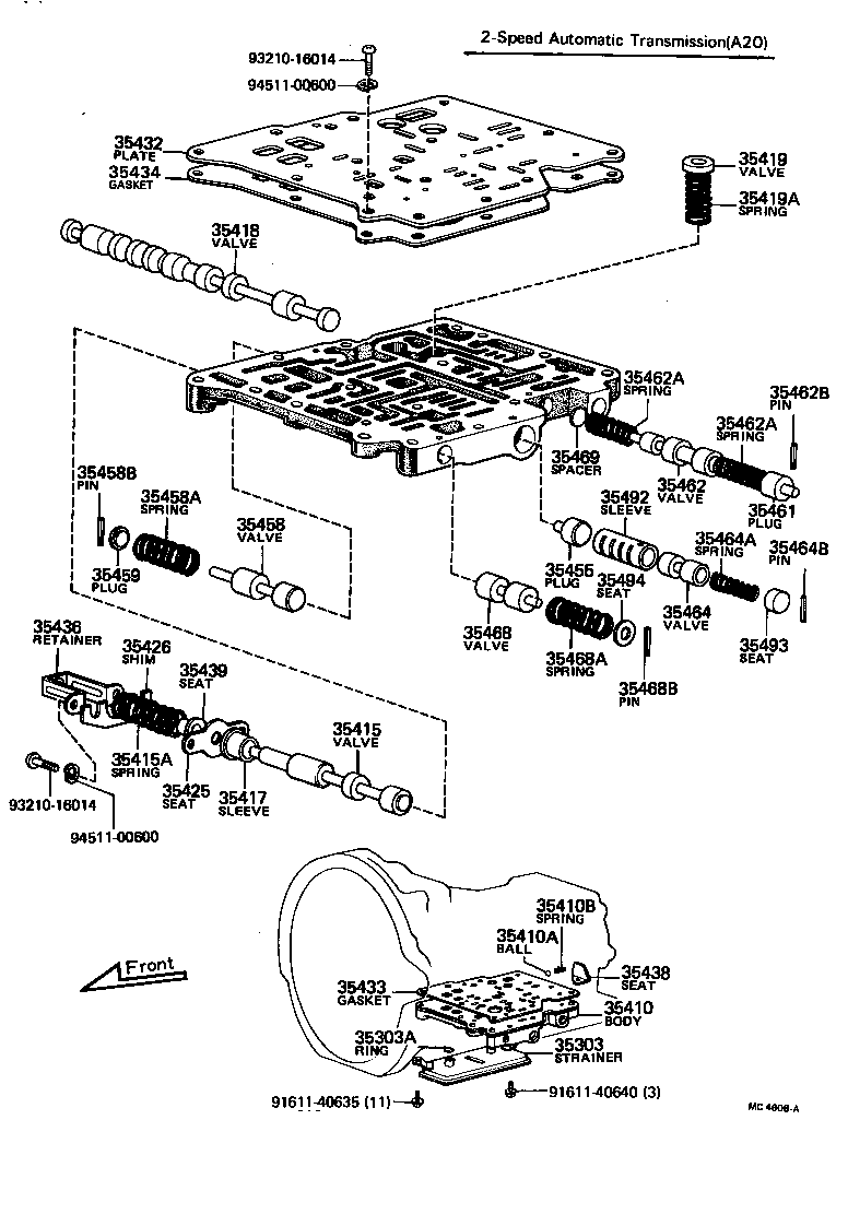 35303-22020 STRAINER SUB-ASSY, OIL product image