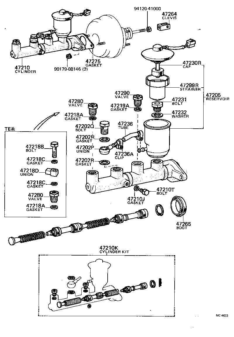 90401-10037 BOLT, UNION(FOR MASTER CYLINDER FLUID OUTLET) product image