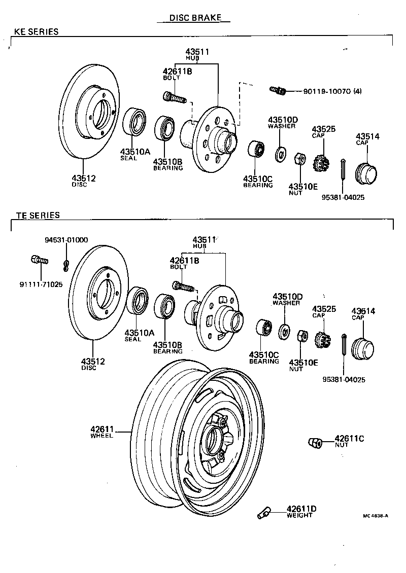 42611-20060 WHEEL, DISC product image
