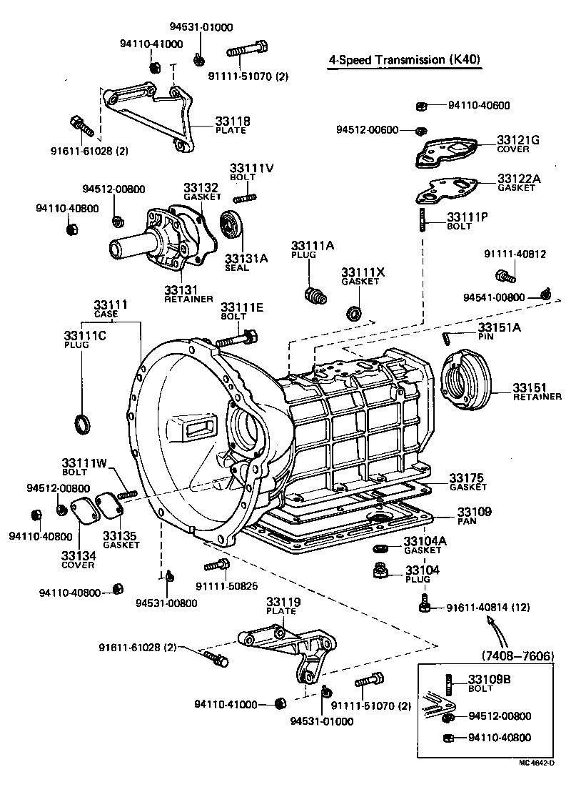 Toyota 90341-18081 PLUG SUB-ASSY, DRAIN(MTM)
