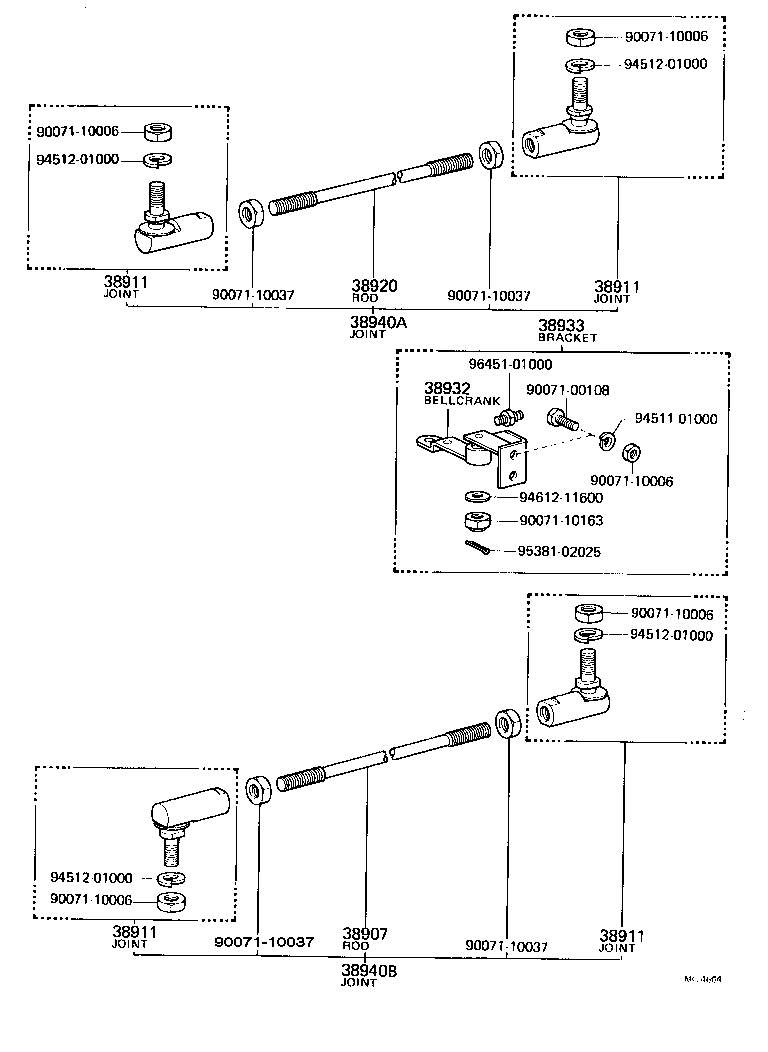 38976-93001 STAY, POWER TAKE-OFF CONTROL product image