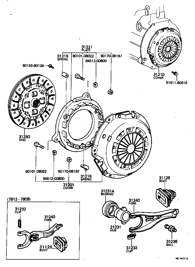 31210-30141 COVER ASSY, CLUTCH product image