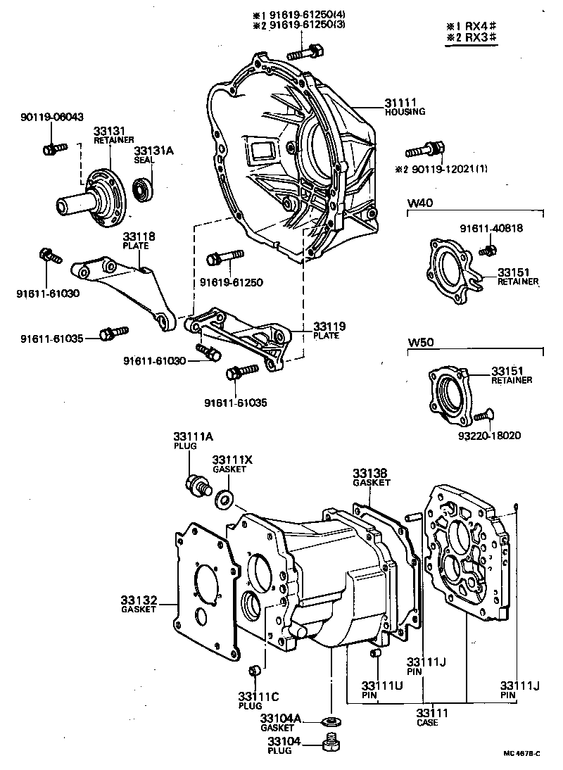31121-30030 COVER, CLUTCH HOUSING, NO.1 product image