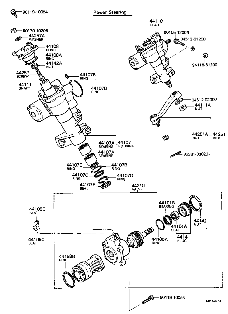 45082-22020 BRACKET SUB-ASSY, STEERING COLUMN UPPER SUPPORT product image