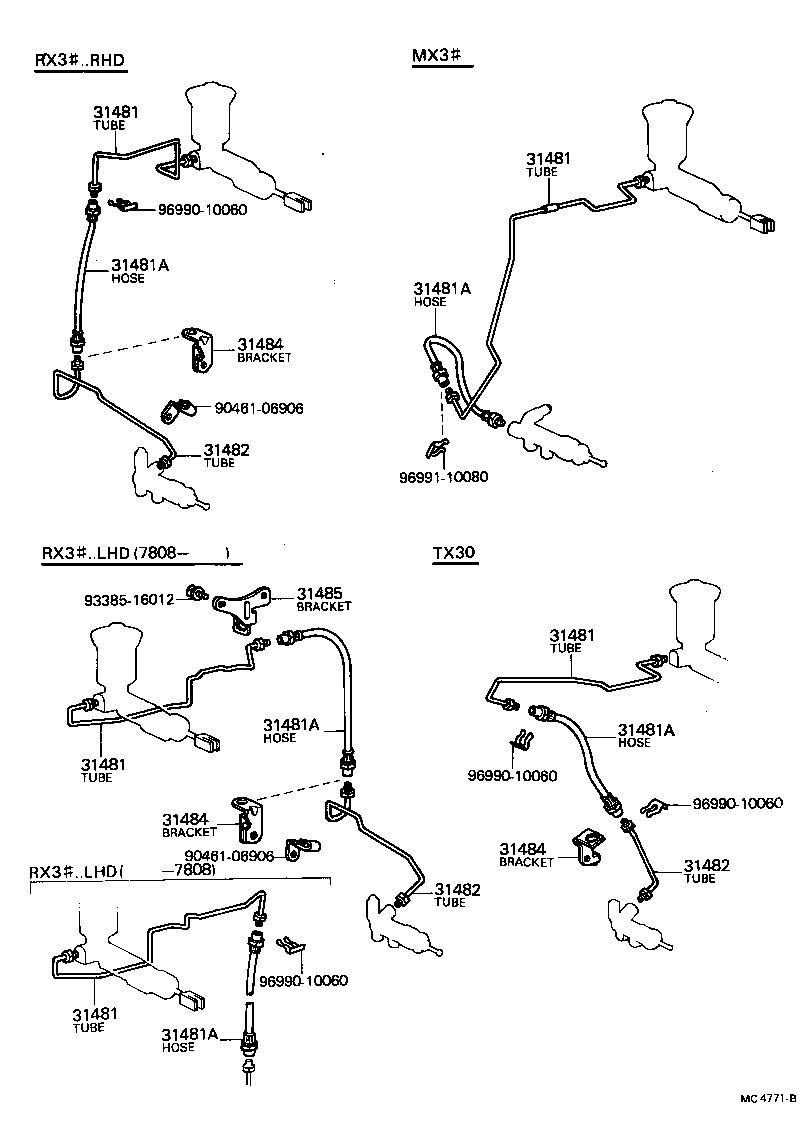 31301-22060 PEDAL SUB-ASSY, CLUTCH product image
