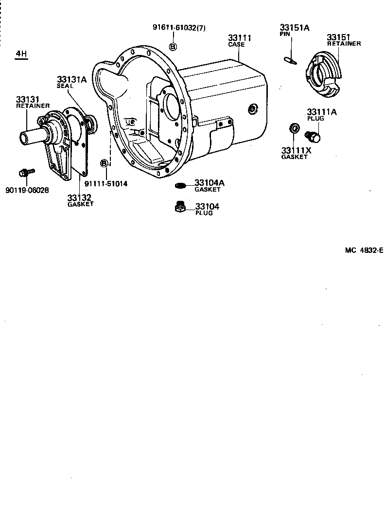 31111-30130 HOUSING, CLUTCH product image