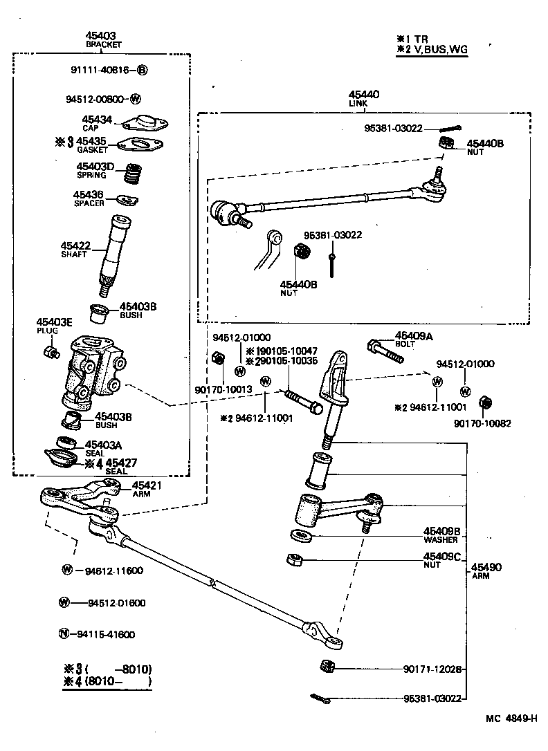 45045-29035 END SUB-ASSY, TIE ROD, RH product image