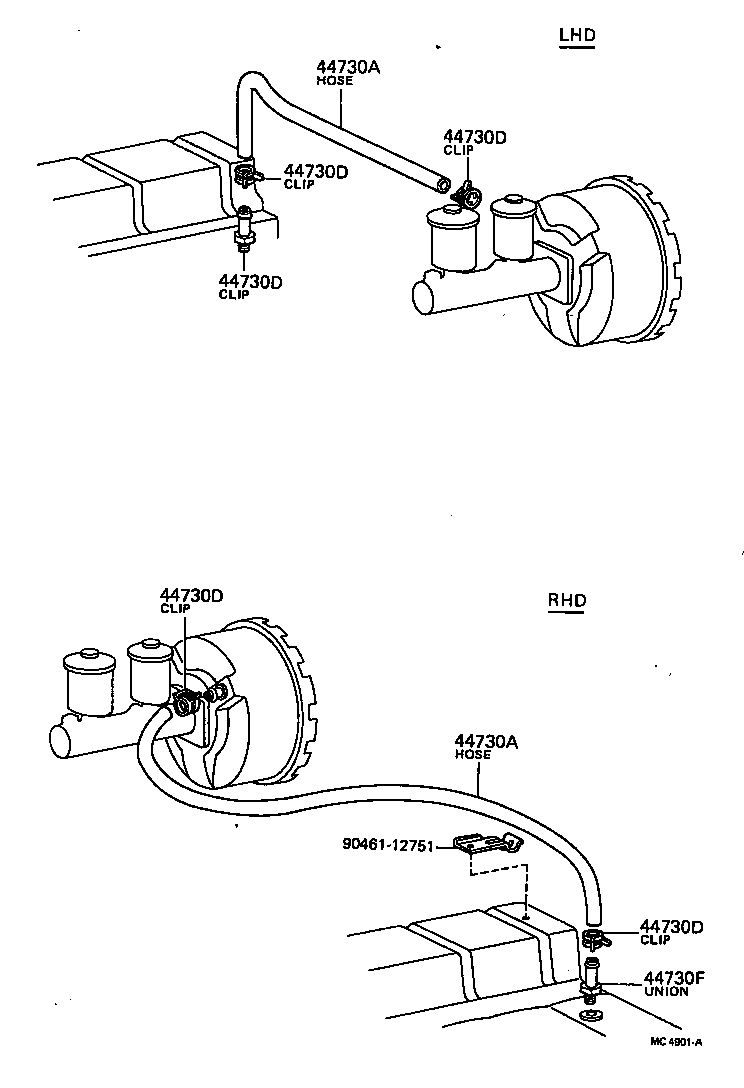04443-20100 BOOSTER KIT, BRAKE product image
