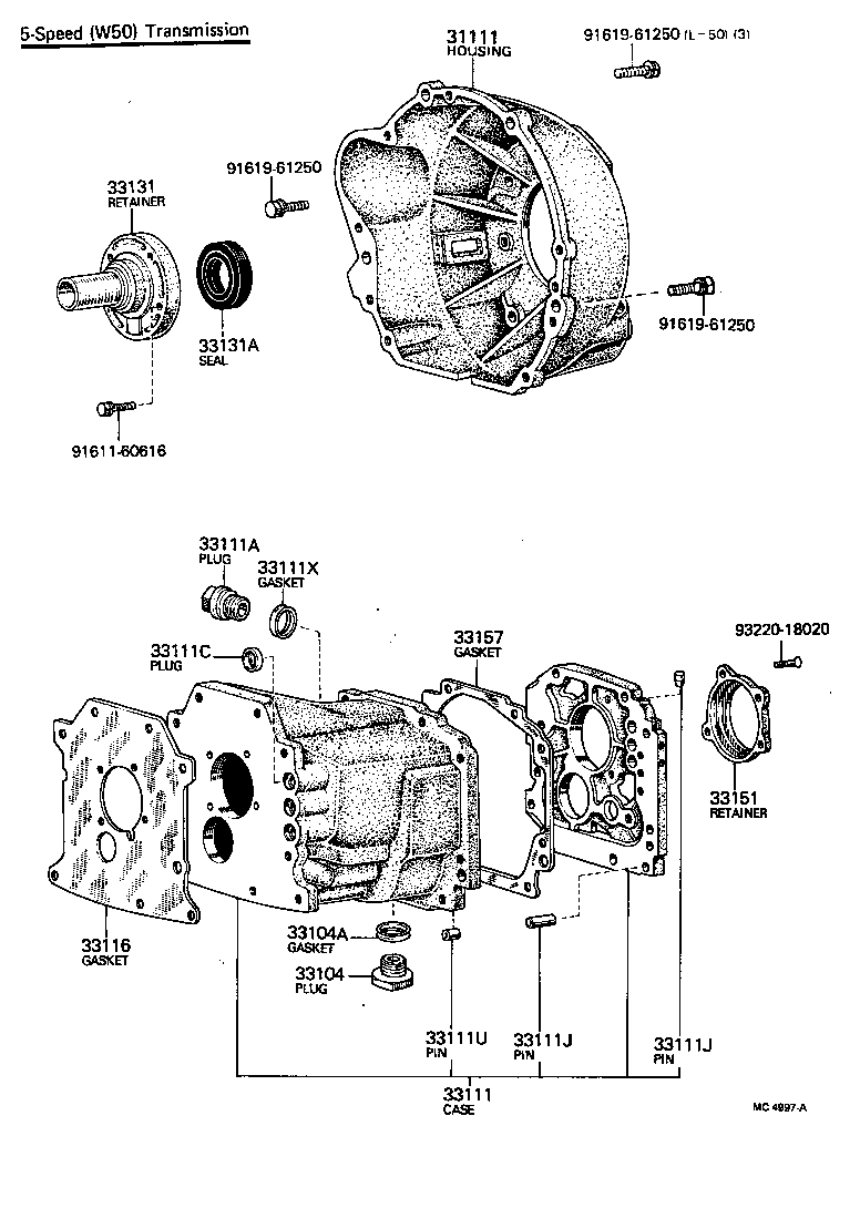 33111-26040 CASE, MANUAL TRANSMISSION product image