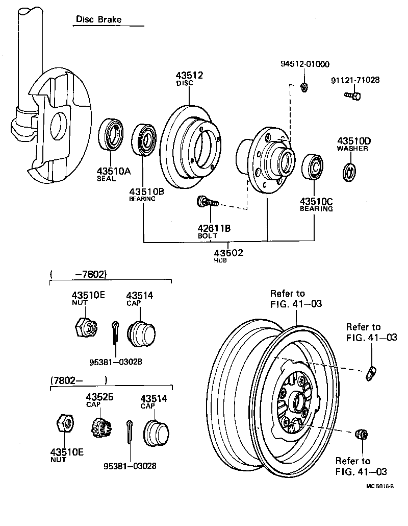 43512-10030 DISC, FRONT product image