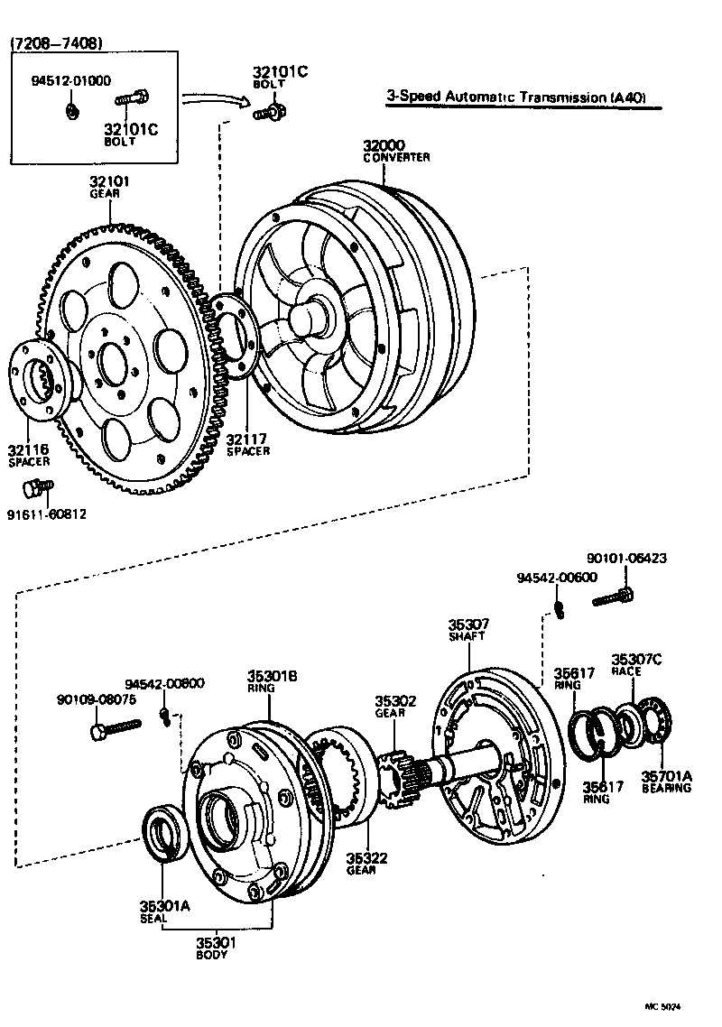 32000-20060 CONVERTER ASSY, TORQUE product image