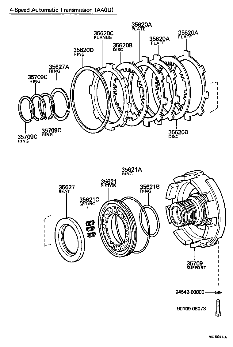 35709-22012 SUPPORT SUB-ASSY, CENTER product image