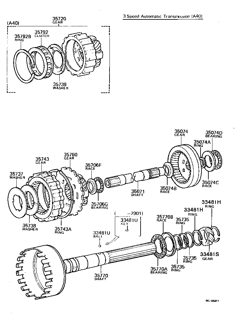 35720-40020 GEAR ASSY, FRONT PLANETARY product image