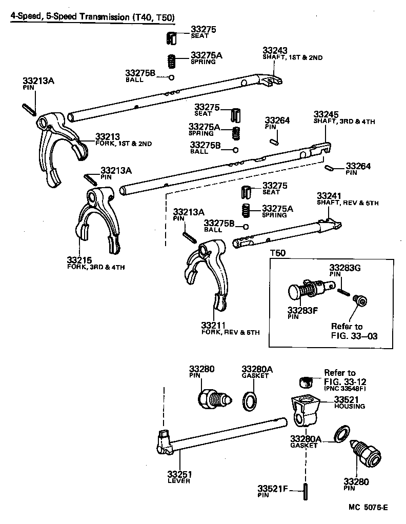 33212-20050 FORK, 1ST & 2ND SHIFT product image