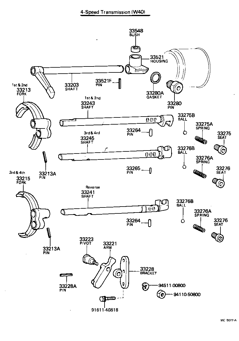 Toyota 90341-20086 PLUG (FOR REVERSE RESTRICT PIN)
