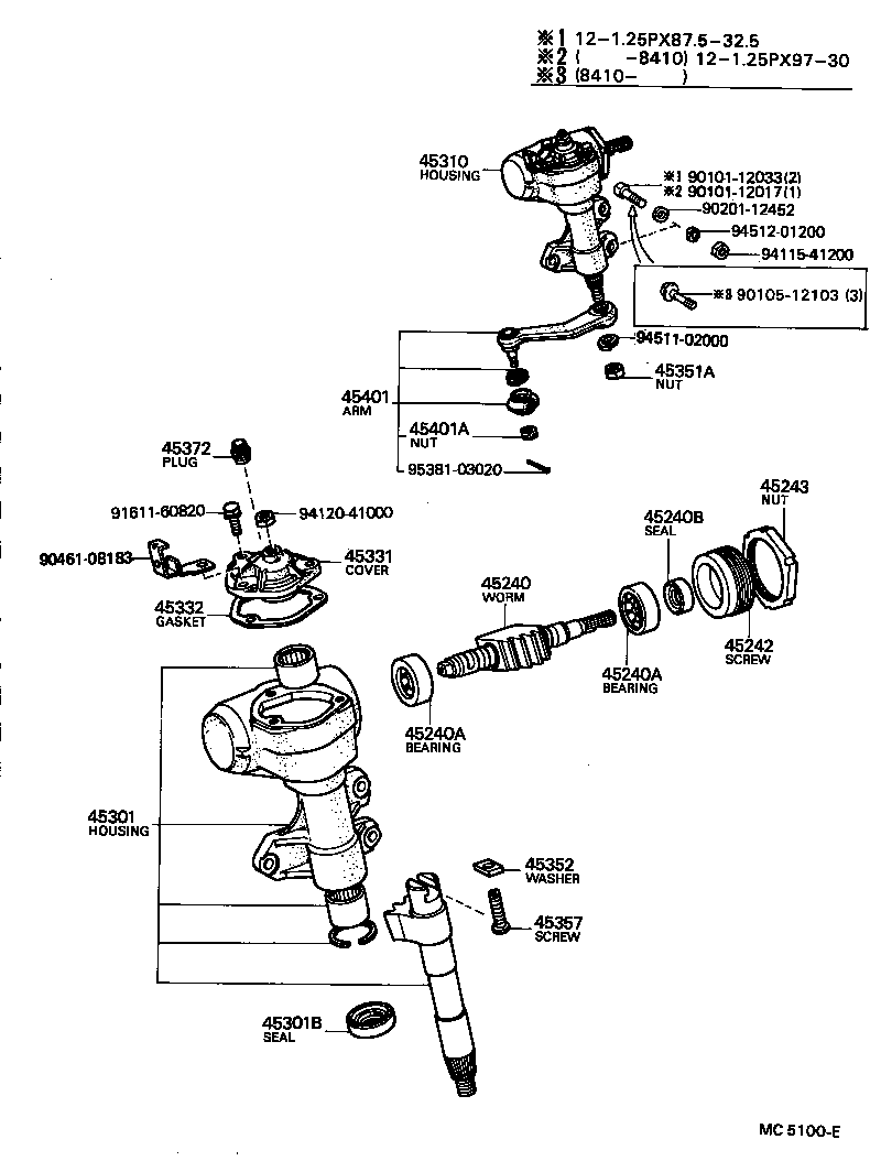 44267-22010 GUIDE, RACK END product image