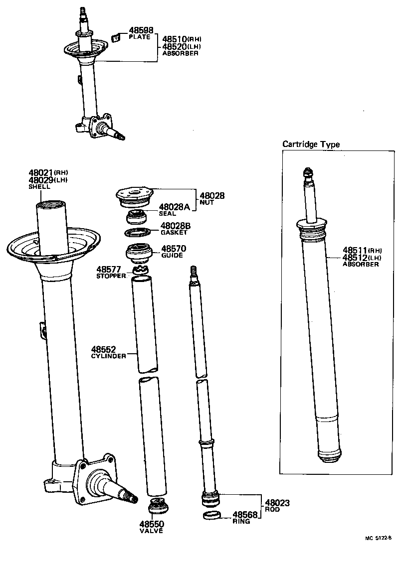 Toyota 48131-14830 SPRING, FRONT COIL, RH