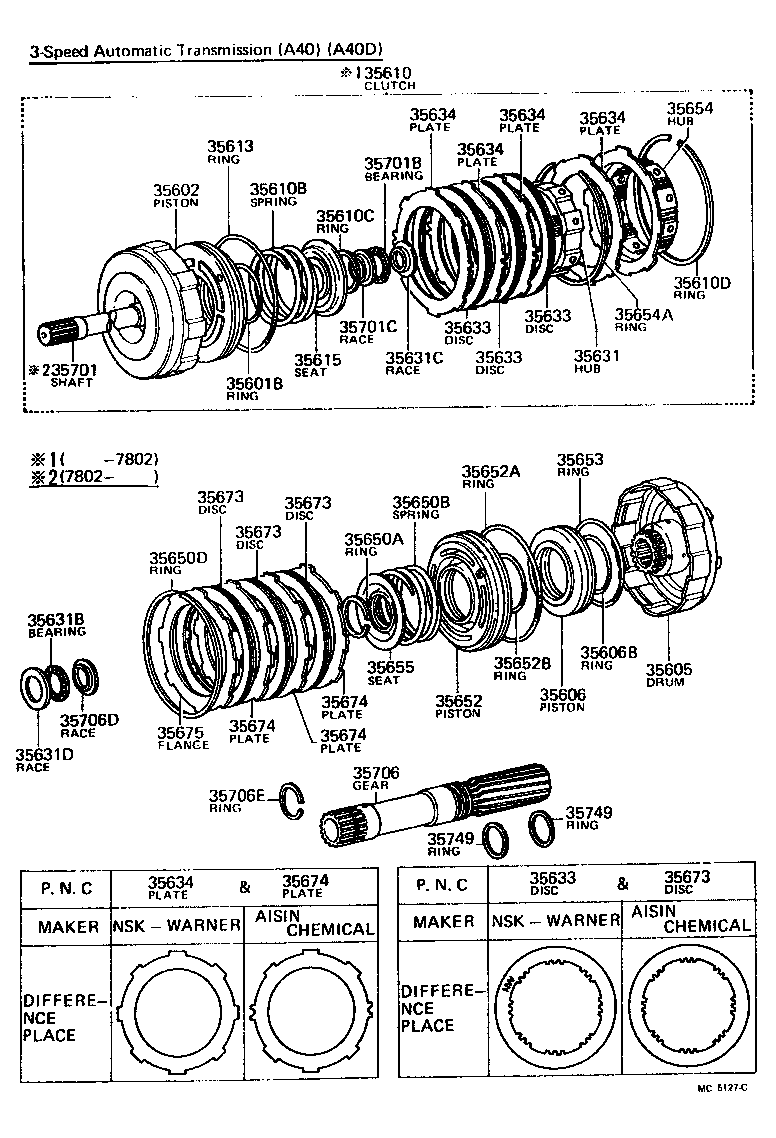 Toyota 35654-30010 HUB, REAR CLUTCH