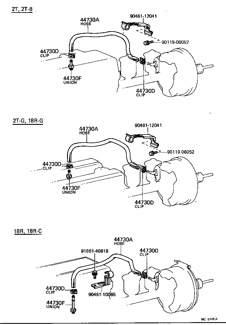 04443-20190 BOOSTER KIT, BRAKE product image