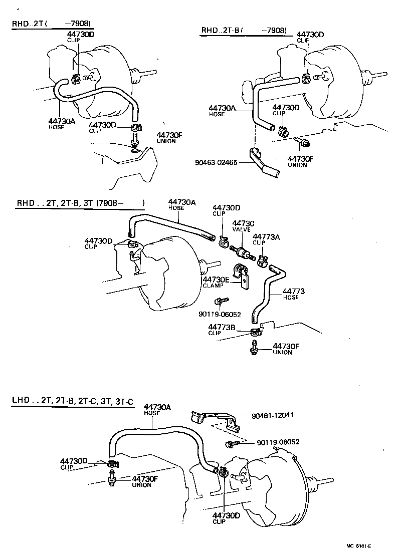 04443-14170 BOOSTER KIT, BRAKE product image