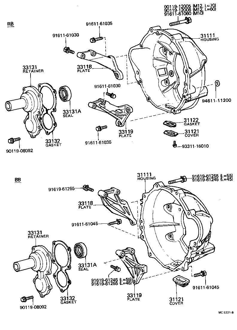 31111-36070 HOUSING, CLUTCH product image