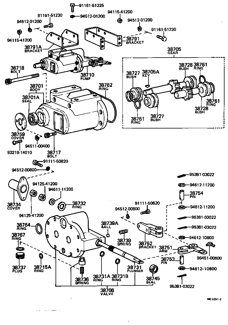 38731-96302 PLUNGER (FOR OIL PUMP) product image