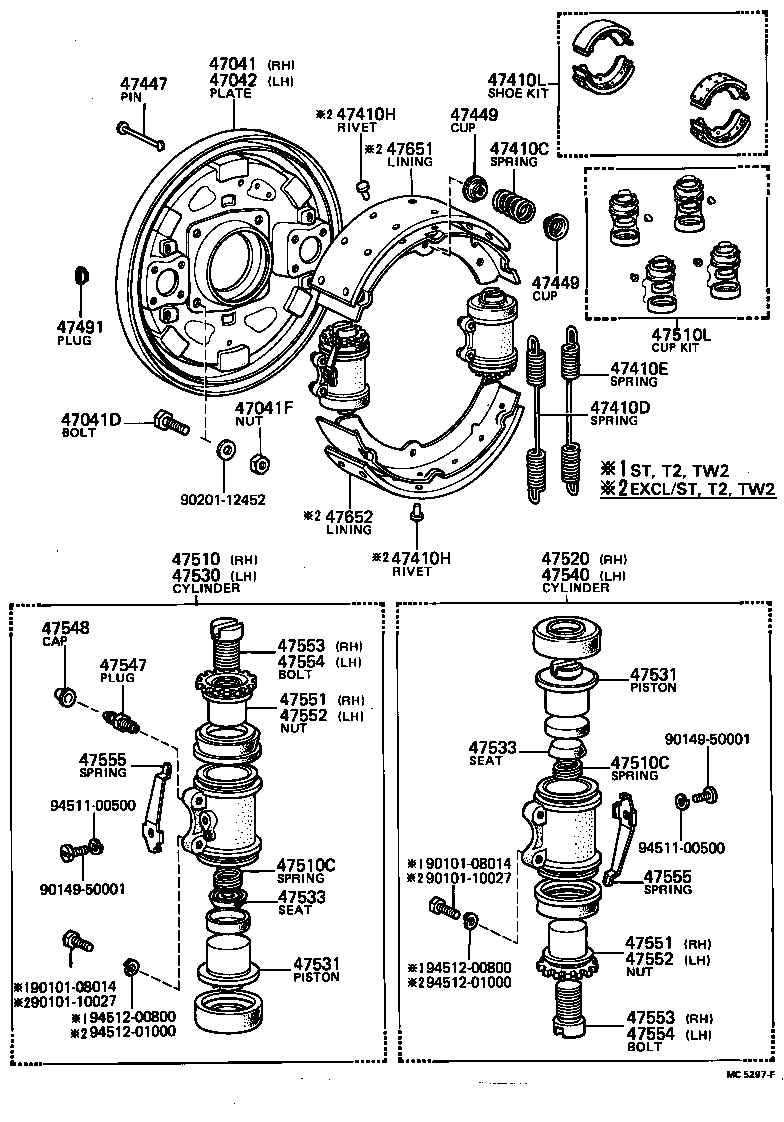 04496-36070 SHOE KIT, FRONT BRAKE product image