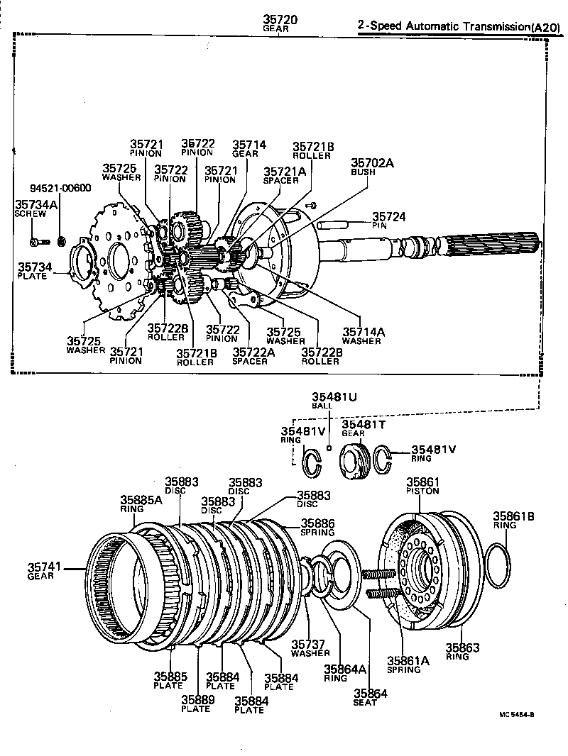 35770-22011 SHAFT ASSY, OUTPUT product image