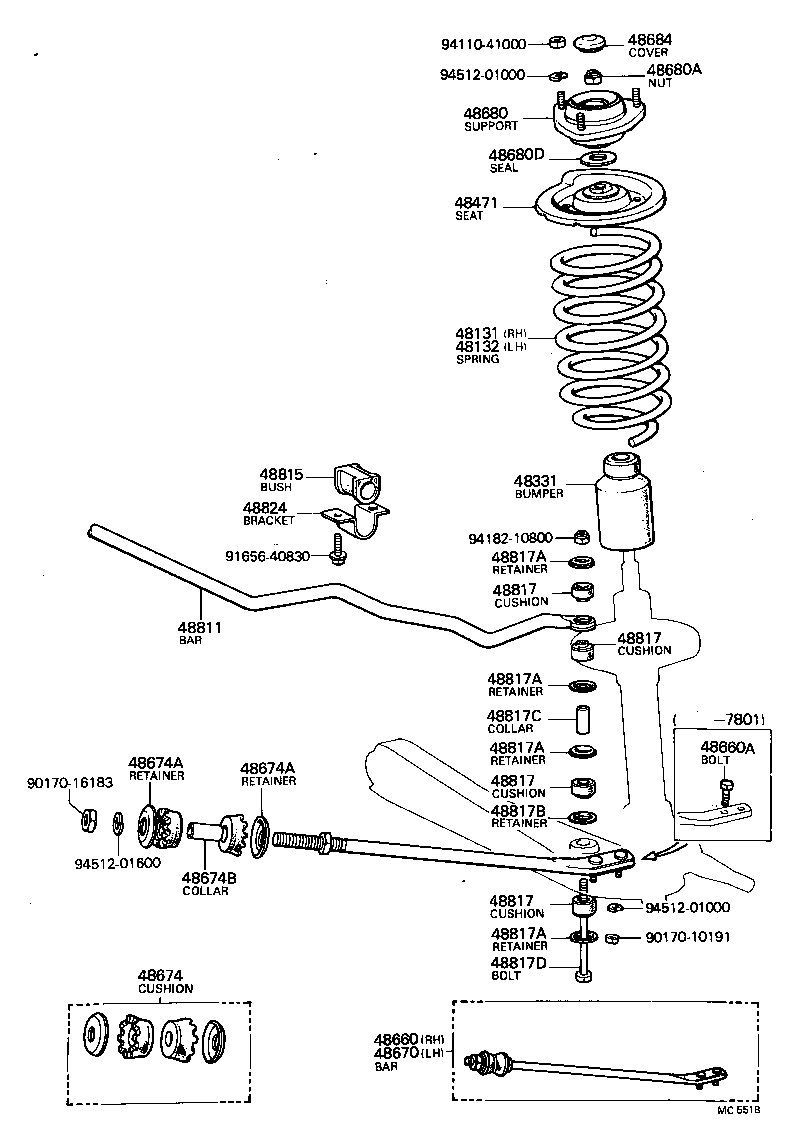 48131-22480 SPRING, FRONT COIL, RH product image