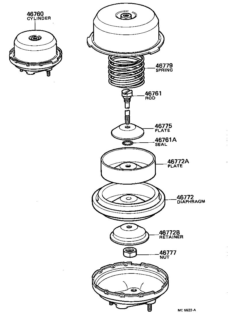 44736-36030 BRACKET, AIR CLEANER product image