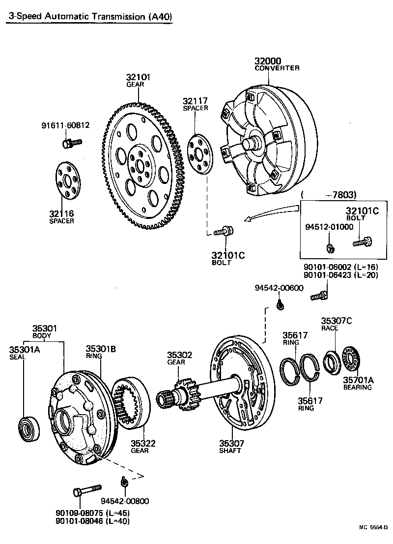 32000-14040 CONVERTER ASSY, TORQUE product image