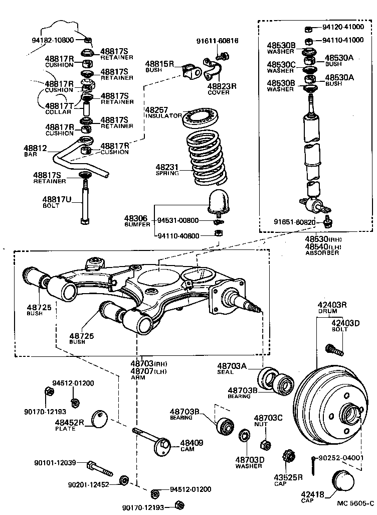 42403-16010 DRUM SUB-ASSY, BRAKE product image