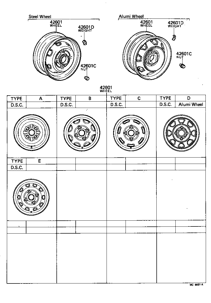 42652-22250 TIRE TUBE SET OR TUBELESS TIRE product image