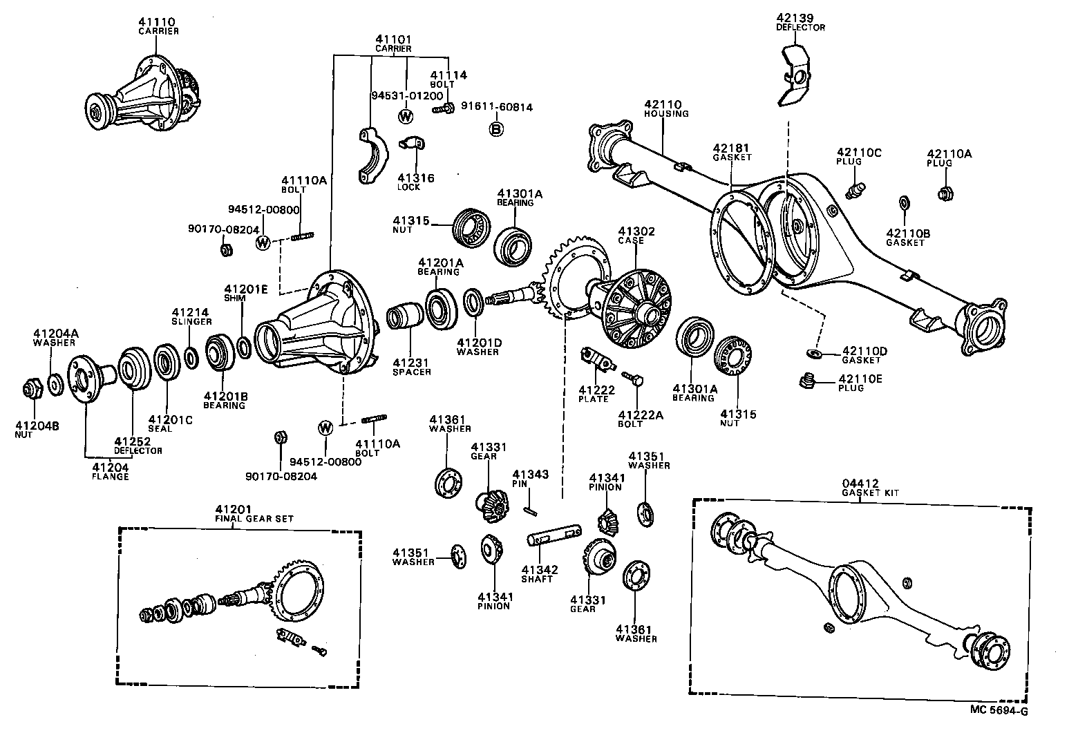 37341-35010 DEFLECTOR, DUST (FOR REAR DIFFERENTIAL) product image