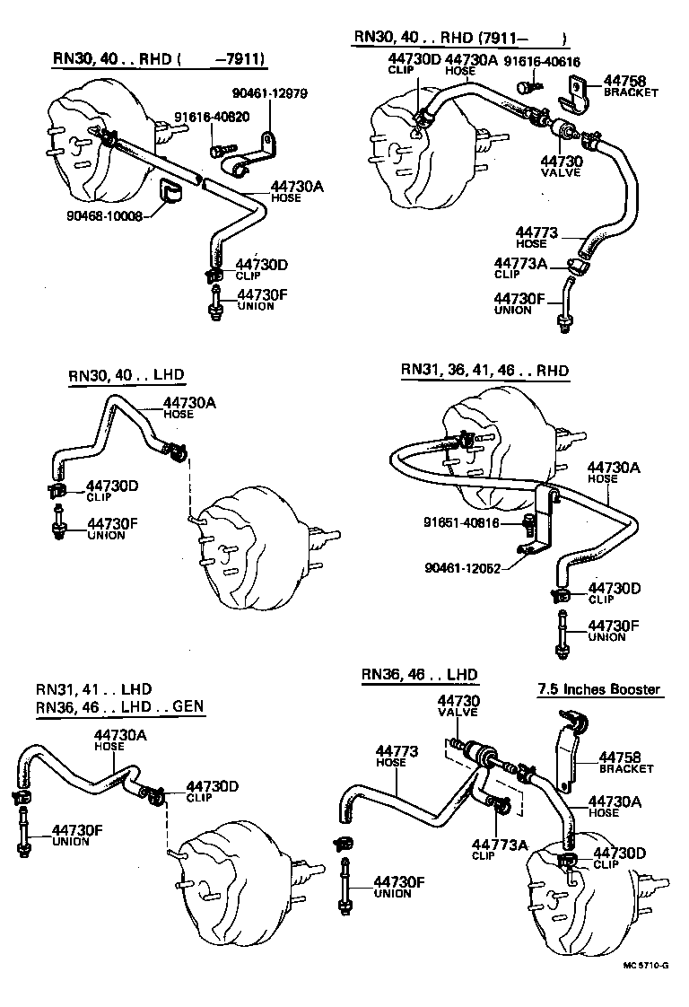 44610-35110 BOOSTER ASSY, BRAKE product image