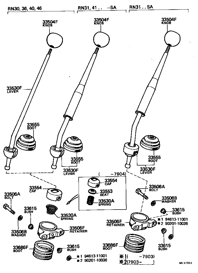 33541-35063 LEVER ASSY, SHIFT (FOR FLOOR SHIFT) product image