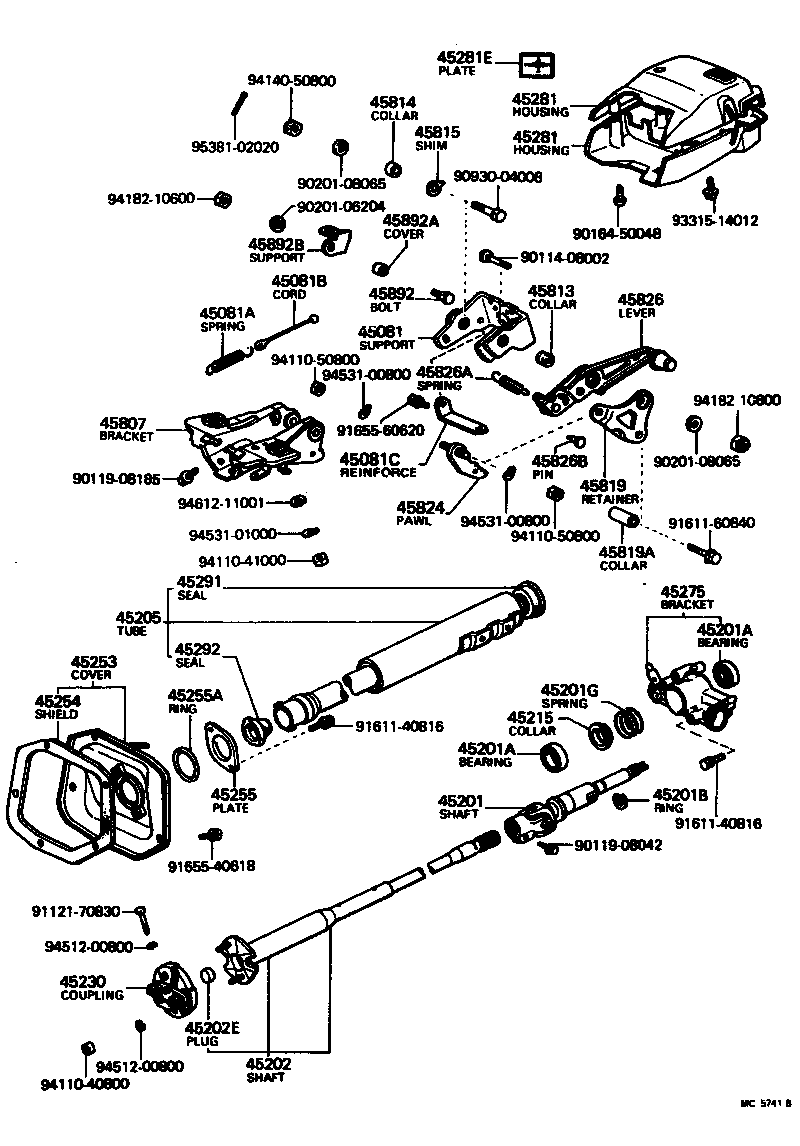 Toyota 44110-22052 GEAR ASSY, POWER STEERING