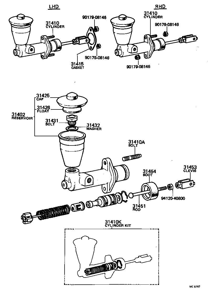 90116-08018 BOLT(FOR CLUTCH MASTER CYLINDER SETTING) product image